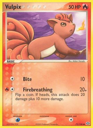 Vulpix (072/106) [Emerald] - Common