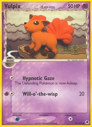 Vulpix (Delta Species) (070/101) [Dragon Frontiers] - Common