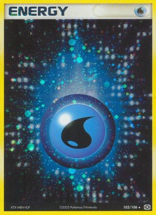 Water Energy (103/106) [Emerald] - Holo Rare