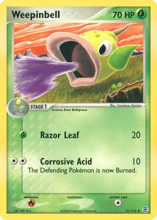 Weepinbell (51/112) [FireRed & LeafGreen] - Uncommon