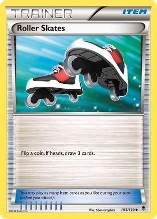 Roller Skates (103/119) [XY  Phantom Forces] Reverse Holofoil - Uncommon