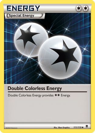 Double Colorless Energy (111/119) [XY  Phantom Forces] - Uncommon