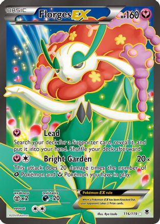 Florges EX (116 Full Art) (116/119) [XY  Phantom Forces] Holofoil - Ultra Rare
