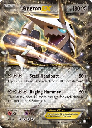 Aggron EX (093/160) [XY  Primal Clash] Holofoil - Ultra Rare