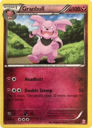 Granbull (#14) (14/30) [XY Trainer Kit Sylveon & Noivern] - Common