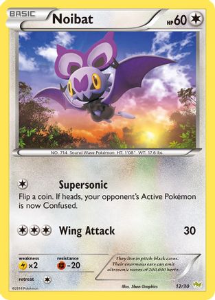 Noibat (#12) (12/30) [XY Trainer Kit Sylveon & Noivern] - Common