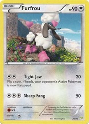 Furfrou (#20 - Noivern) (20/30) [XY Trainer Kit Sylveon & Noivern] - Common