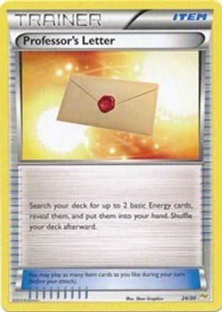 Professor's Letter (Noivern) (24/30) [XY Trainer Kit Sylveon & Noivern] - Common