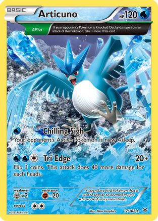 Articuno (17 Delta) (017/108) [XY  Roaring Skies] - Rare