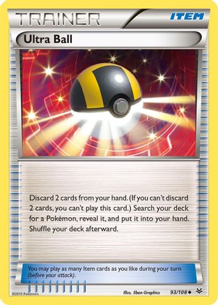 Ultra Ball (093/108) [XY  Roaring Skies] Reverse Holofoil - Uncommon