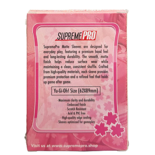 SupremePro Matte - Pink Premium TCG Card Sleeves