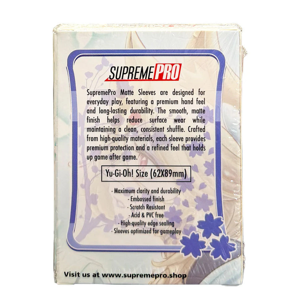 SupremePro Matte - White Premium TCG Card Sleeves